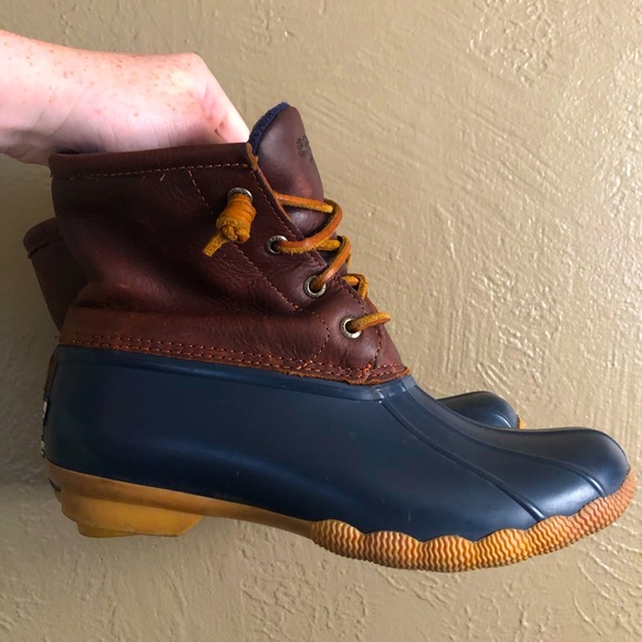 Sperry Shoes - Sperry saltwater duck boot rain boots size 7.5